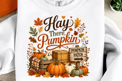 Autumn Sublimation, Fall Sublimation, Pumpkin Autumn PNG Product Image 3