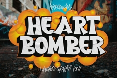 Heart Bomber - Layered Graffiti Font Product Image 1