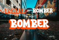 Heart Bomber - Layered Graffiti Font Product Image 3