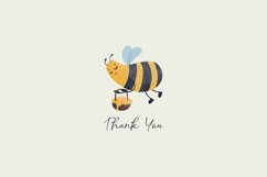 Watercolor Honey Bee Clipart Bundle, Honey Bee Sublimation Product Image 9