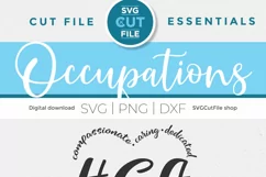 HCA SVG with heart - Create shirts and tote bags with your cutting machine