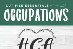 HCA SVG with heart - Create shirts and tote bags with your Silhouette machine