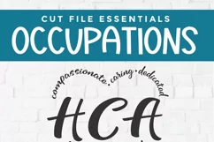 HCA SVG with heart - Create shirts and tote bags or other gifts with your cutting machine