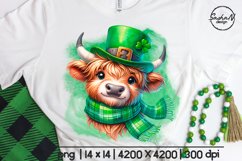 St patricks day bundle, Highland cow sublimation Product Image 2