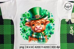 St patricks day bundle, Highland cow sublimation Product Image 7