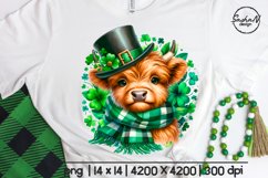 St patricks day bundle, Highland cow sublimation Product Image 3