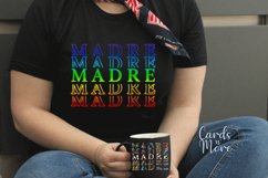 Madre, 6 colour designs, PNG, Stack, T-shirt, mug, sublimati Product Image 7