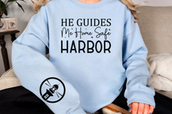 He guides me home safe harbor Sleeve SVG Product Image 2