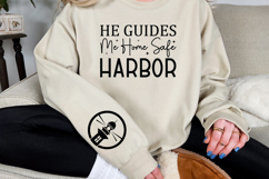 He guides me home safe harbor Sleeve SVG Product Image 3