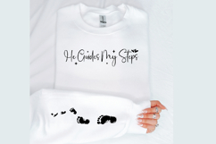 He guides my steps Sleeve SVG Design Product Image 3