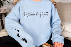 He guides my steps Sleeve SVG Design Product Image 2