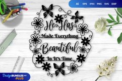He has Made Everything Beautiful in It's Time Papercut Product Image 1