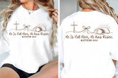 He Is Not Here He Has Risen png, Matthew 286, Risen png Product Image 2
