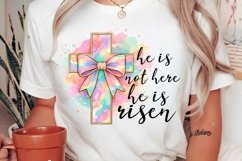 He Is Not Here He is Risen PNG, Christian Easter PNG Product Image 2