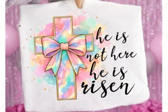 He Is Not Here He is Risen PNG, Christian Easter PNG Product Image 3