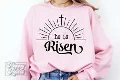 He Is Risen SVG PNG - Religion - Bible Verse - Be The Light Product Image 4
