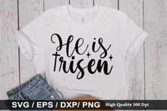He is risen - Christian Quotes Design Product Image 1