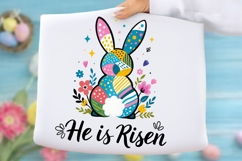 He is Risen Easter Bunny PNG Product Image 1