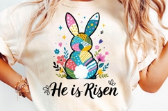 He is Risen Easter Bunny PNG Product Image 3