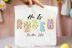 He Is Risen Easter Png, Christian Easter Design Product Image 1