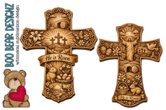 He is Risen, Easter Sunday Clipart Product Image 1