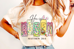 He is Risen Easter PNG, Christian Religious Jesus Easter Product Image 4