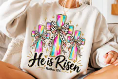 He is risen Png, Christian Easter Png, Easter Png Product Image 3