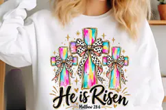 He is risen Png, Christian Easter Png, Easter Png Product Image 5