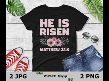 He Is Risen Png, Easter Cross Png, Easter Png, Christian Png Product Image 2