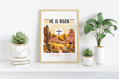 He is Risen PNG,Easter Sublimation Product Image 2