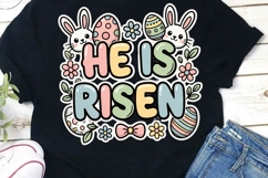 He is Risen Png, Happy Easter Product Image 3