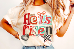 Retro He is Risen Easter PNG, Christian Jesus Easter PNG Product Image 4