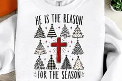 He Is the Reason for the Season PNG | Christian Christmas PN Product Image 2