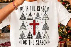 He Is the Reason for the Season PNG | Christian Christmas PN Product Image 3