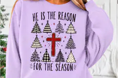 He Is the Reason for the Season PNG | Christian Christmas PN Product Image 5