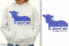 Christian He Left the 99 to Find Me SVG PNG T-shirt Design Product Image 2