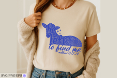 Christian He Left the 99 to Find Me SVG PNG T-shirt Design Product Image 4