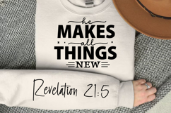 He Makes All Things New Sleeve SVG Design Product Image 3