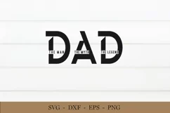 The Man The Myth The Legend SVG PNG PDF, Dad Svg, Father Svg Product Image 1