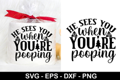 Christmas Toilet Paper SVG Bundle - Christmas Design Product Image 7
