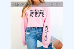 He Strengthens Weak Sleeve SVG Product Image 2