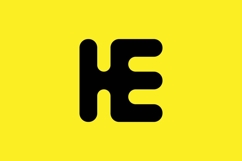 HE logo design Product Image 1