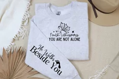 Faith Whispers You Are Sleeve SVG, Christian SVG Design Product Image 3
