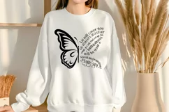 He Will Cover You With His SVG ,Christmas SVG Design Product Image 3