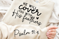 He Will Cover You With Sleeve SVG Design Product Image 2