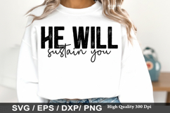 Christian SVG Design - His Will His Way My Faith Product Image 4