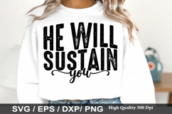 Christian SVG Design - His Will His Way My Faith Product Image 3