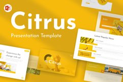 Citrus Multipurpose Creative PowerPoint Template Product Image 1