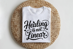 Healing Is Not Linear SVG | Mental Health SVG Product Image 2