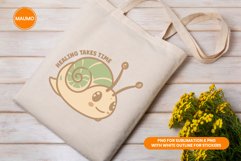Healing takes time, snail clipart Product Image 2